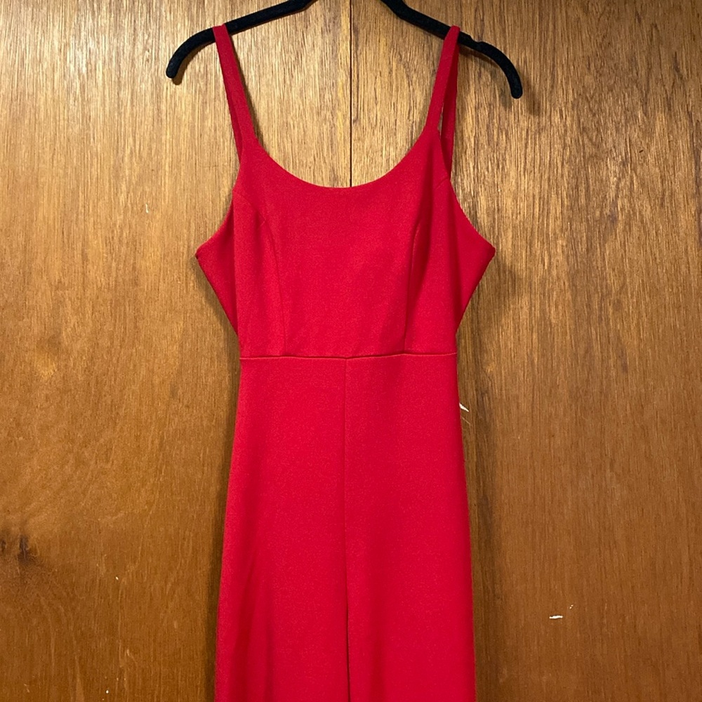 Joe & Elle Red Tank Top Pants Romper Size Small